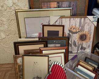 Various pictures and decor