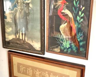 Native American, Southwestern & Wildlife Artwork, $50 each