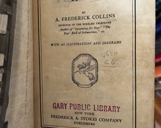 Handicraft for Boys by A. Frederic Collins 1918, $30