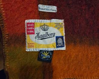 Faalberg Wool Blanket for Marshall Field & Company 100% Wool - $375