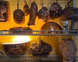 Copper Plug-in Half-Moon Wall Lamp, $40