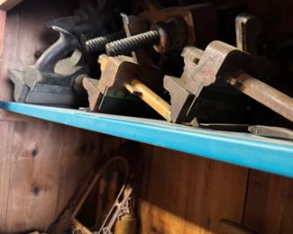 Antique Woodworking Vices, Hand Planes & Carpenter Tools Collection