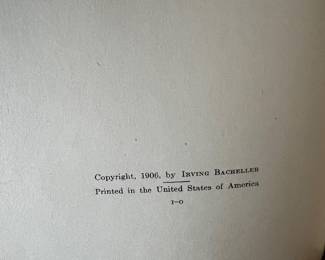 Silas Strong by Irving Bacheller’s works Pine Tree edition 1906 $30