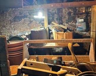 Massive Cast Iron Barn Pulley, Farm Equipment & Architectural Salvage Collection