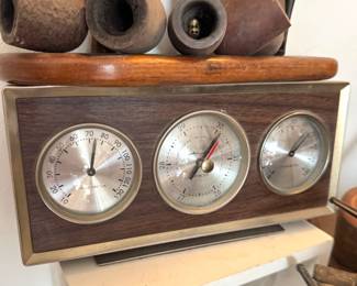 Barometer Weather Station Thermometer Hygrometer Desk Set, $35