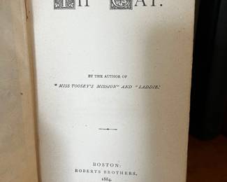 Tip Cat by the author of ‘Miss Toosey’s Mission’ and ‘Laddie’ ‘ 1884 $50
