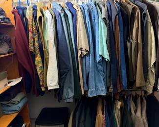 Eclectic Collector's Closet with Vintage Outdoor Gear, Books & Household Storage