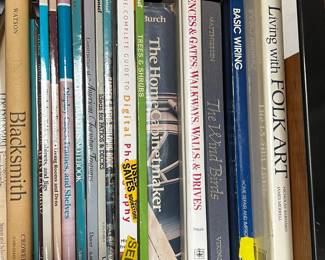 Various Skills, Gardening Woodworking books $5-$10, Art Books $5-20
