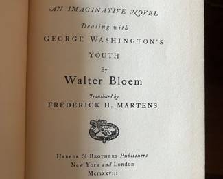 A Son of his country by Walter Bloem 1928, $20
