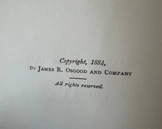 Nathaniel Hawthorn and his wife by Julian Hawthorn 1899 $30