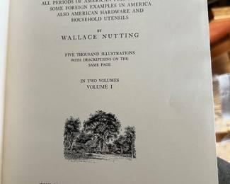 Furniture Treasury in 2 Vol by Wallace Nutting 1948 $60