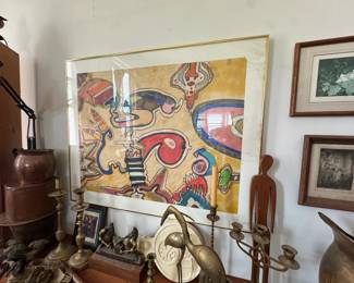 Abstract Expressionist Original Work, $1500