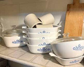 CorningWare Blue Cornflower Casseroles, $5-$20