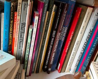Various Skills, Gardening Woodworking books $5-$10, Art Books $5-20