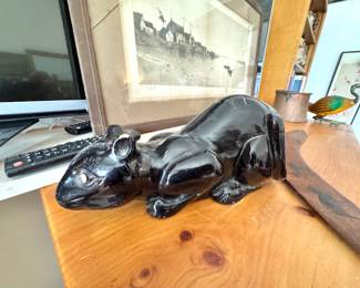 Black Cat Sculpture, $25