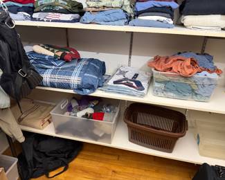 Eclectic Collector's Closet with Vintage Outdoor Gear, Books & Household Storage,