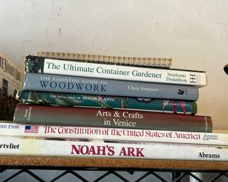 Various Skills, Gardening Woodworking books $5-$10, Art Books $5-20
