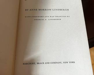 Listen! The Wind by Anne Morrow Lindbergh 1938, $40