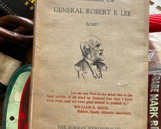 Memories of General Robert E. Lee by Christina Bond 1926, $40