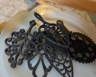 Cast Iron Trivets, $10 ea