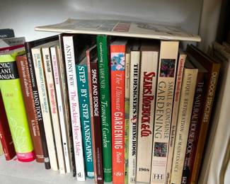 Various Skills, Gardening Woodworking books $5-$10, Art Books $5-20