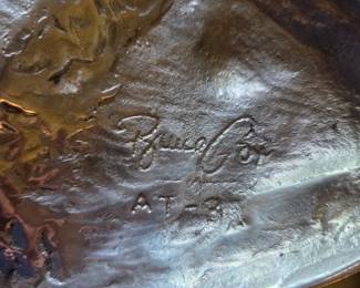 MCM Bruce Cox Aluminum Trout Serving Tray Wall Hanging, Oven-Proof - $30