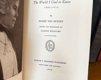 Lost Courts of Europe The World I Used to Know 1850-1912 by Marie Von Bunsen 1930, $30