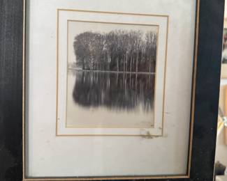 Lake Reflection Trees Fine Art Print, $75