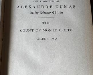 The Romances of Alexandre Dumas 3 vol 1889 The Count of Monte Cristo $60