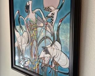 Art Framed Ceramic Painting
