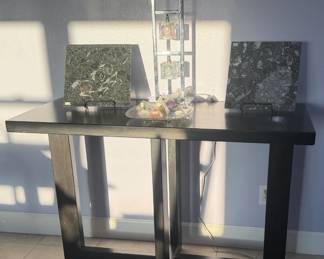 Furniture sofa table dark wooden