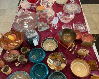 Kitchen Serving Ware Ceramic and Crystal,