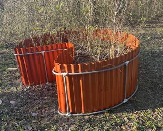 Outdoor Keyhole Garden