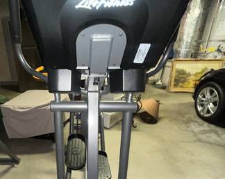 Life Fitness Ellipitical from the back with console