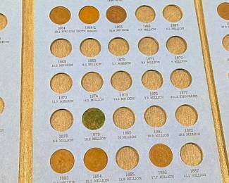 Collection of 19th and 20th century Indian pennies