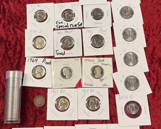Proof coins
