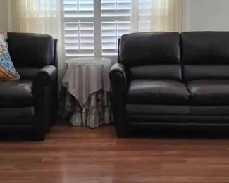 OR171Leather Couch Set