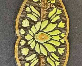 OR108Vintage 1948 Japanese Silk Embroidered Belt