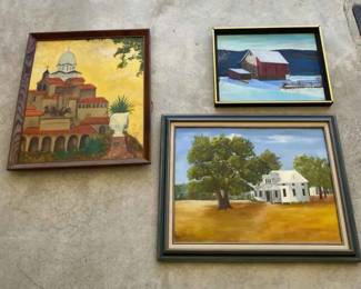 OR1963 Vintage Oil Paintings