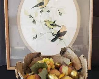 OR116Framed Bird Art And More