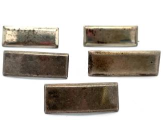 Rank Badges Lot of 5 Military Pins - Vintage Military Insignia Set