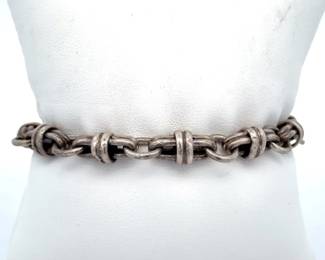 Vintage Entwined Knot Link Bracelet
