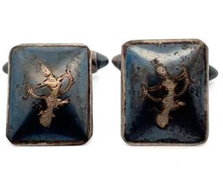 Vintage Siam Sterling Silver Cufflinks