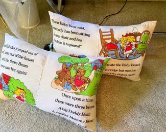 Goldilocks and the Three Bears Pillows