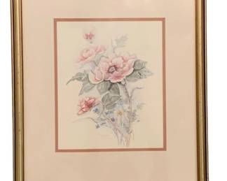 68 - Framed Signed Print #177/2900-17.5 x 21.5