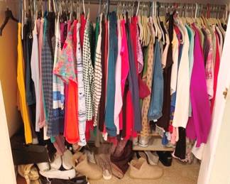 41 - Assorted Clothes & Shoes and more