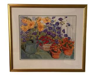 174 - Framed Signed Print - 34 x 39