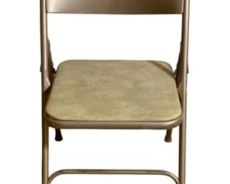 322 - Metal Folding Chair - 16 x 15 x 29