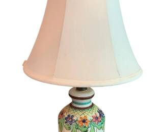 208 - Lamp - 15" tall (Description): Used as is electric/electronic/mechanical item. No guarantee all components, untested