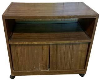 358 - Cabinet Cart - as is (Description): 16 x 28.5 x 26